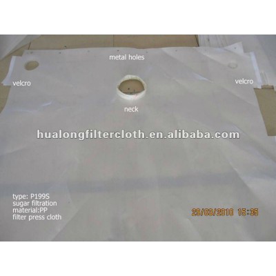 Sugar syrup filter cloth