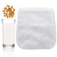 FDA 200 Micron Food Grade Mesh  produce Filter Nut Milk Bag